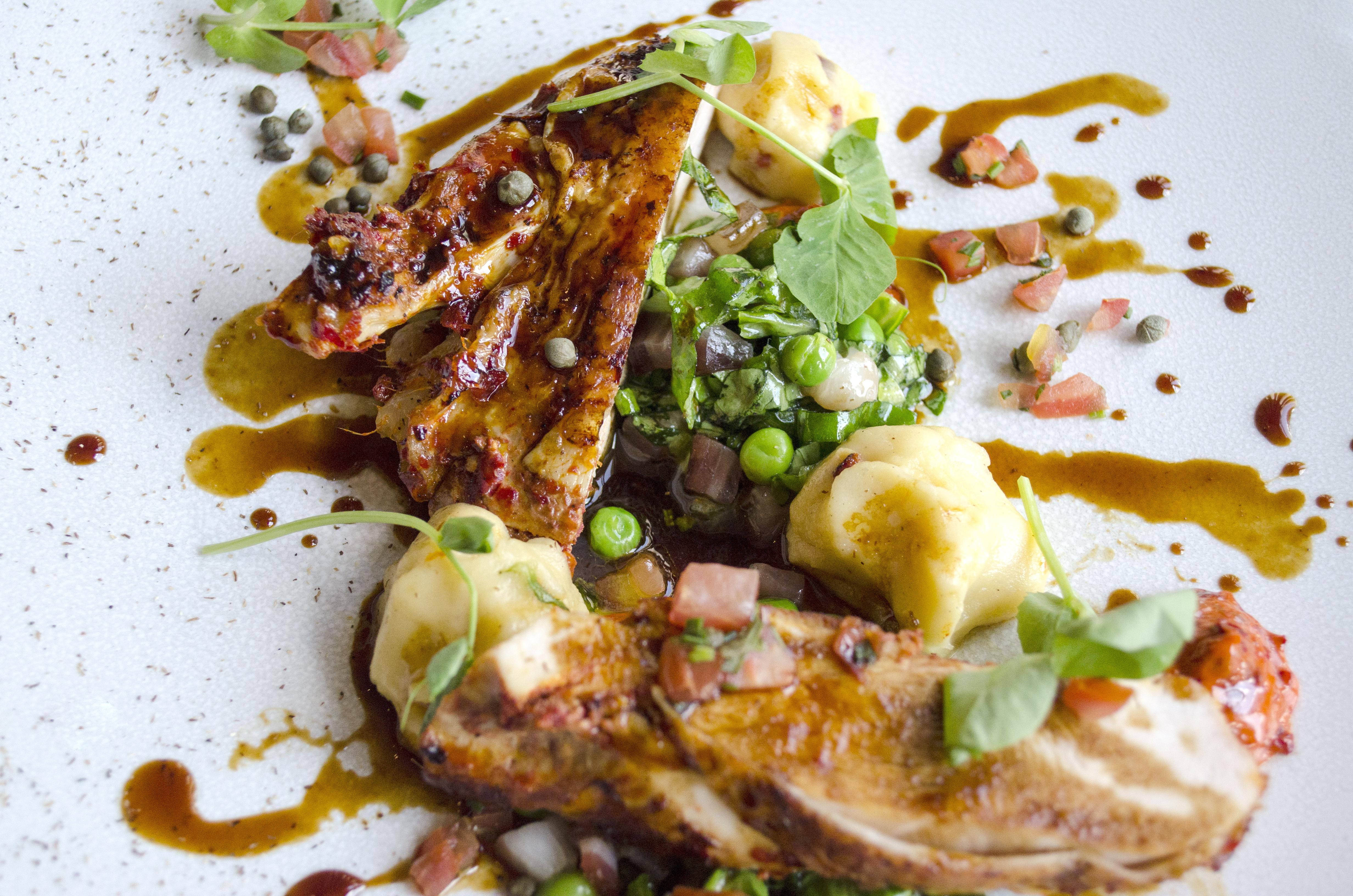 The Bonham Hotel Edinburgh Bagian luar foto A modern take on a traditional Spanish tapa
