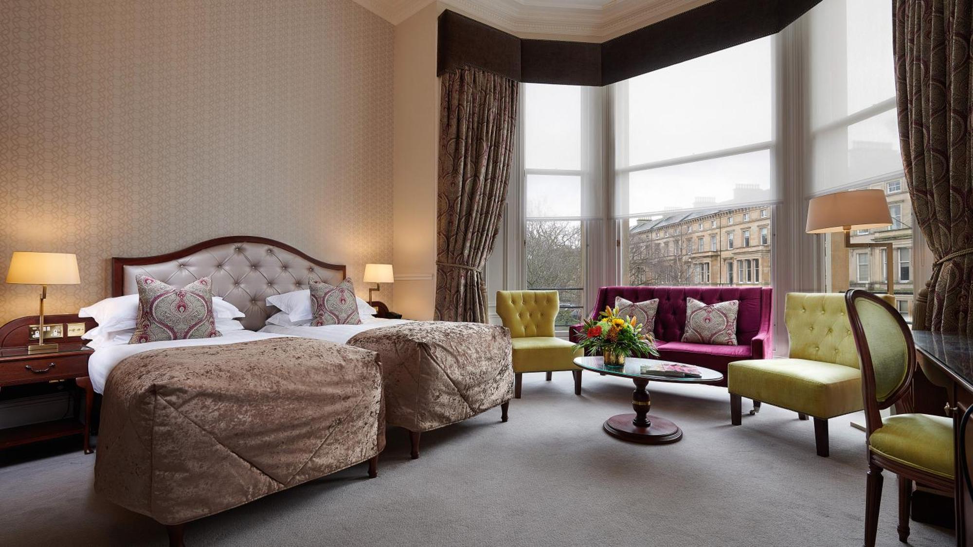 The Bonham Hotel Edinburgh Bagian luar foto A room at the hotel